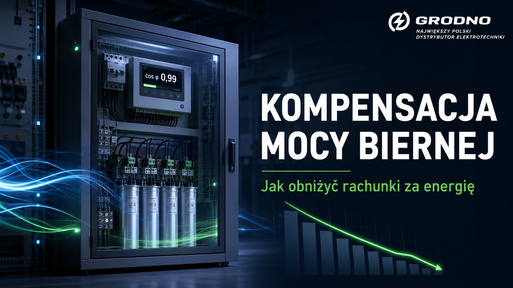 <p>Kompensacja mocy biernej — jak obniżyć rachunki za energię</p>